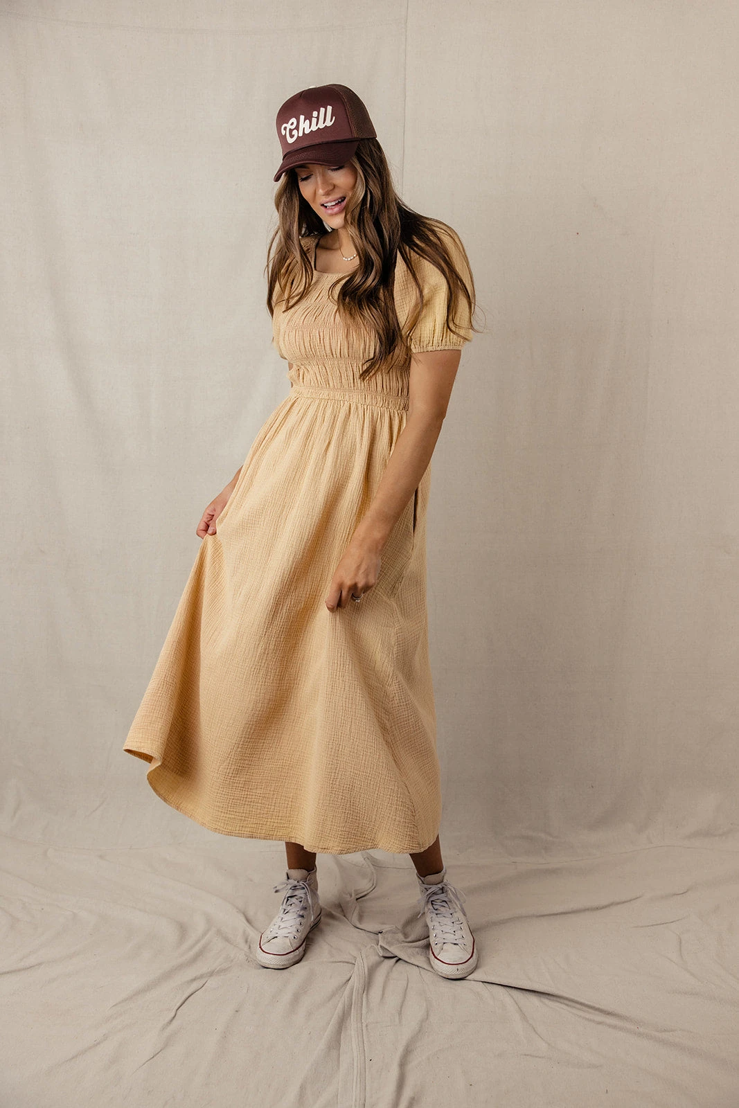 Stars And Butterflies Smocked Midi - Image 9