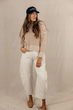 Ladder To The Stars Striped Sweater