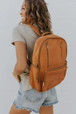 ROOLEE Cristana Leather Backpack