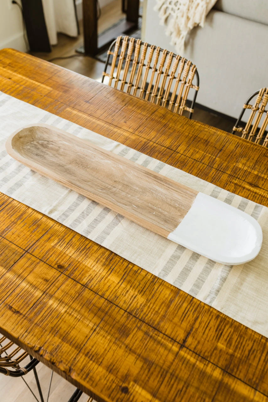 Avril Paulownia Long Oval Tray - Image 2