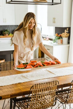 Avril Paulownia Long Oval Tray