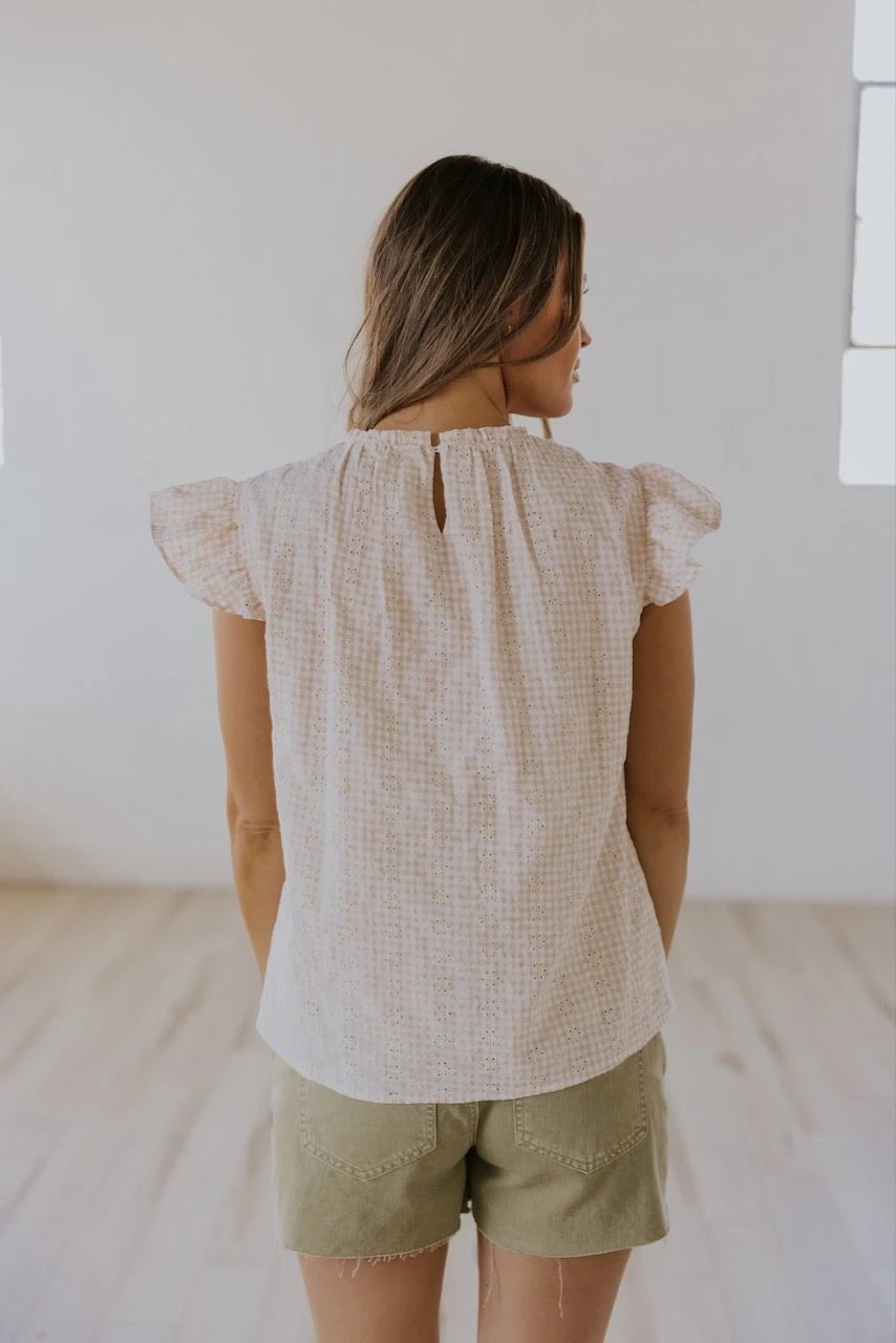 Break Free Flutter Sleeve Blouse - Image 4