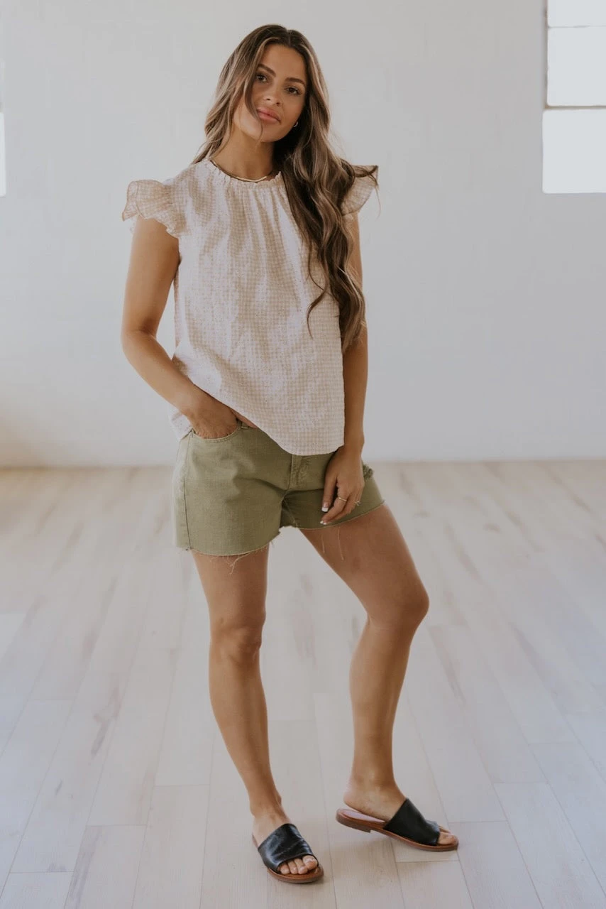 Break Free Flutter Sleeve Blouse - Image 5