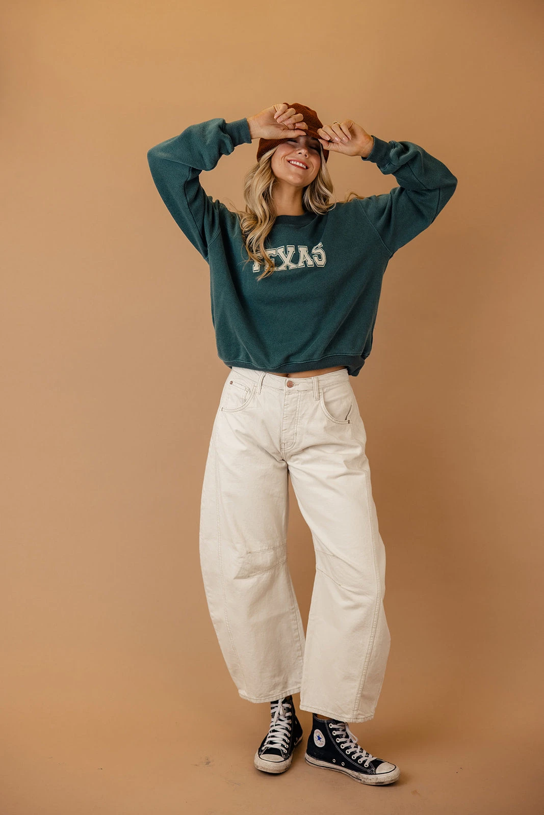 Free People Good Luck Mid Rise Barrel Jeans - Image 13