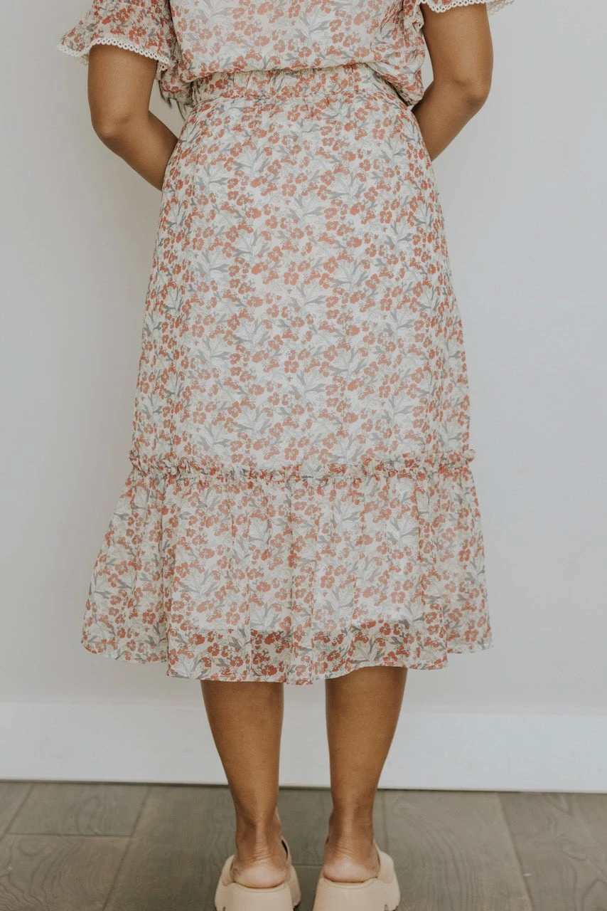 SALT Cressida Floral Ruffle Skirt - Image 12