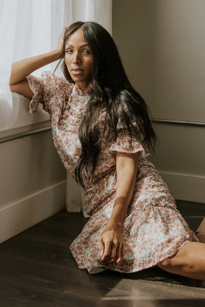 SALT Cressida Floral Ruffle Skirt - Image 17