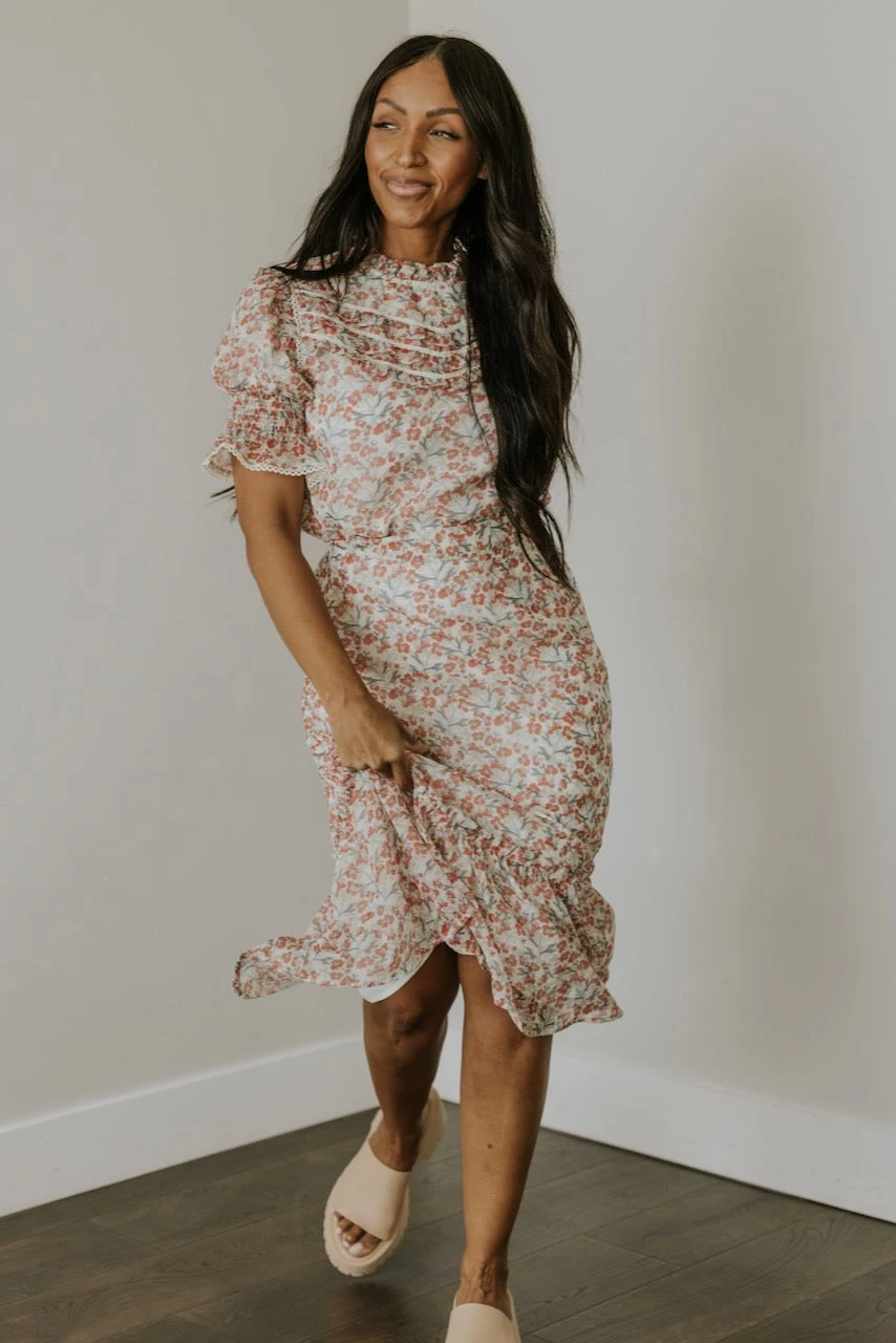 SALT Cressida Floral Ruffle Skirt - Image 15