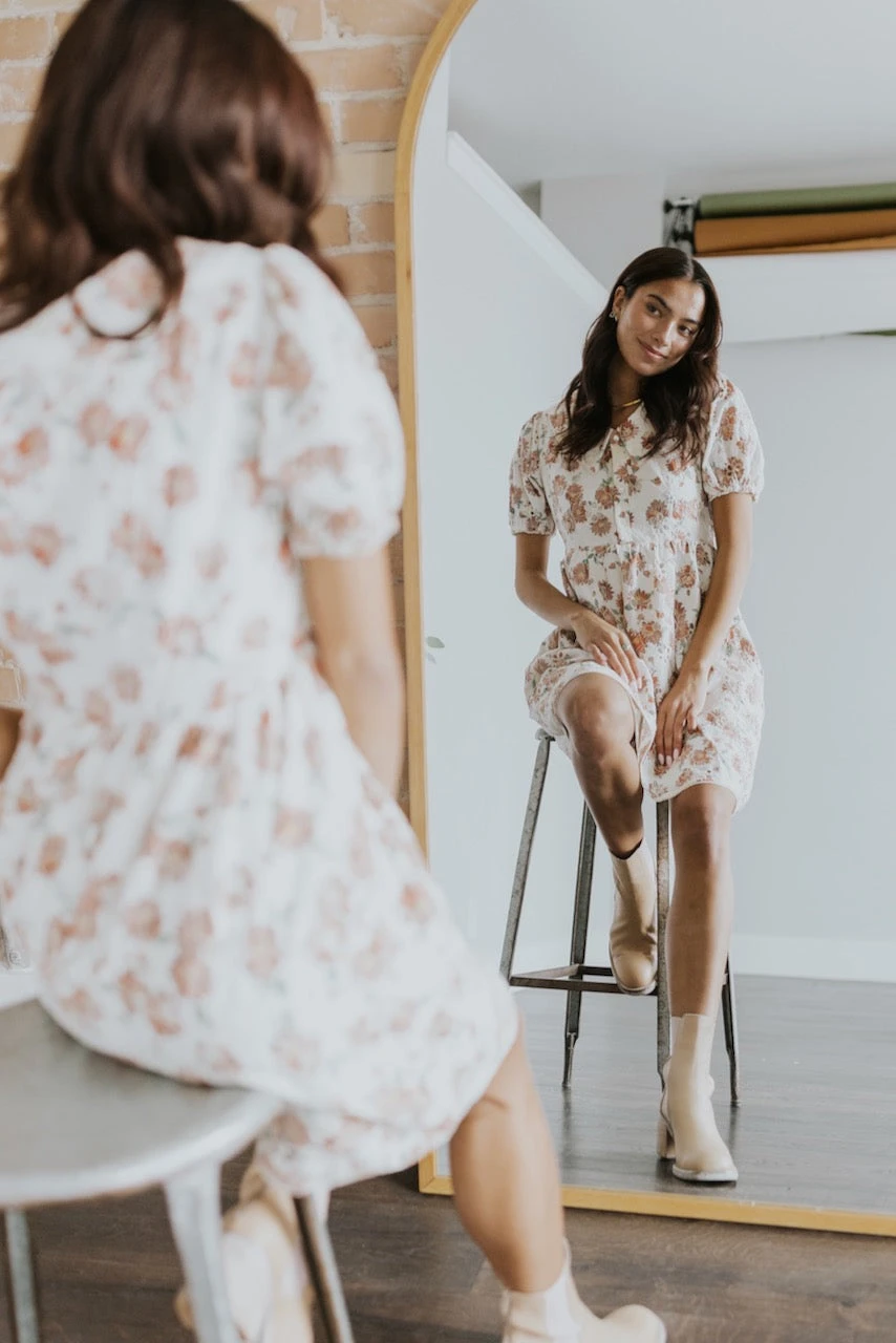 SALT Larchmont Chelsea Collar Eyelet Dress - Image 7