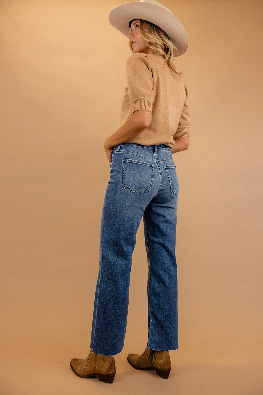 Ruby High Rise Wide Leg Jeans - Image 5