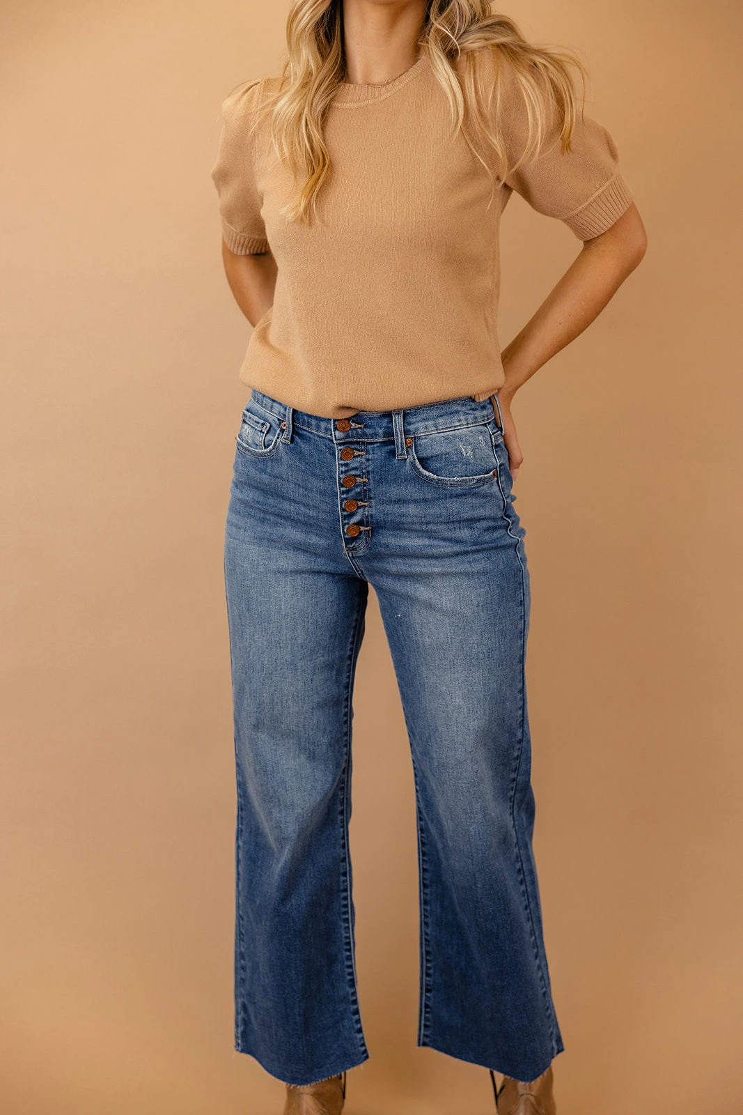 Ruby High Rise Wide Leg Jeans - Image 8