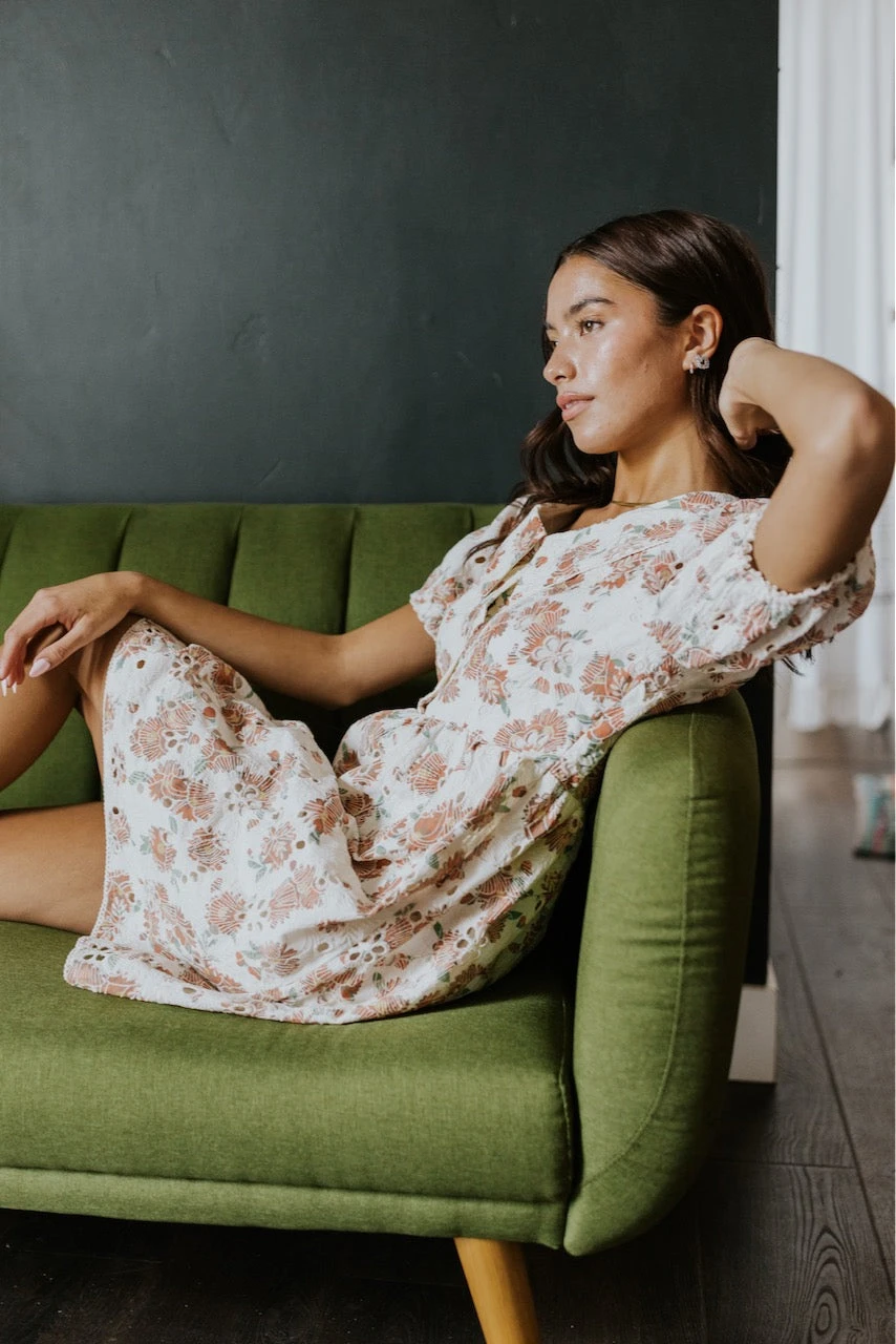 SALT Larchmont Chelsea Collar Eyelet Dress - Image 6