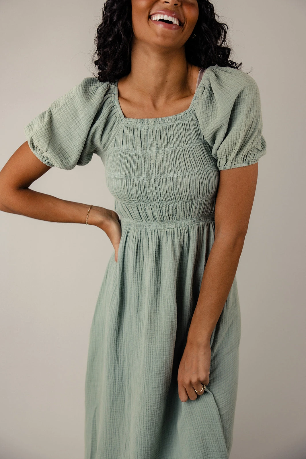 Stars And Butterflies Smocked Midi - Image 11