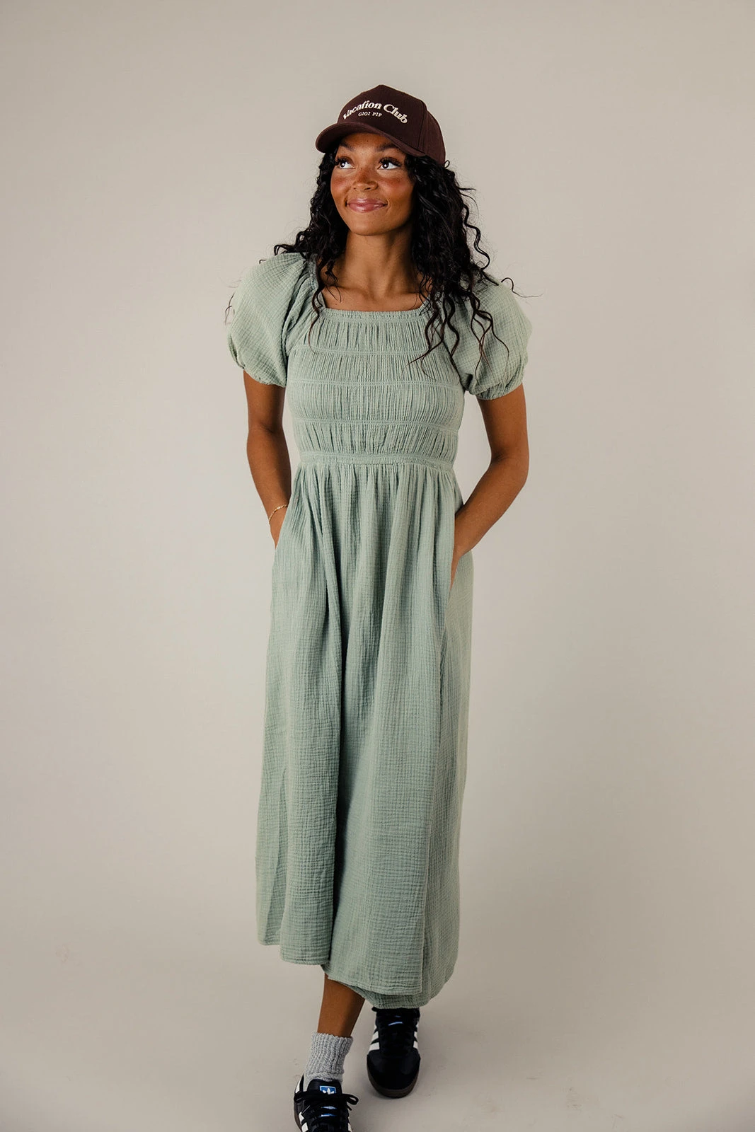 Stars And Butterflies Smocked Midi