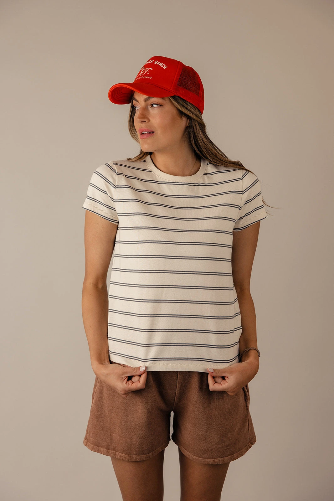 Thick And Thin Striped Tee - Image 3