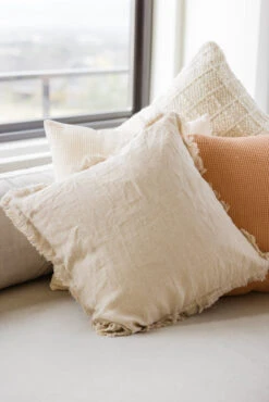 Fickle Heart Fringe Pillow