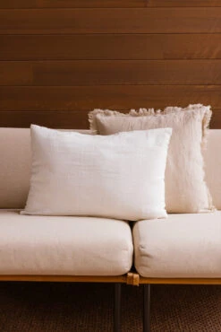 Everglow Linen Lumbar Pillow