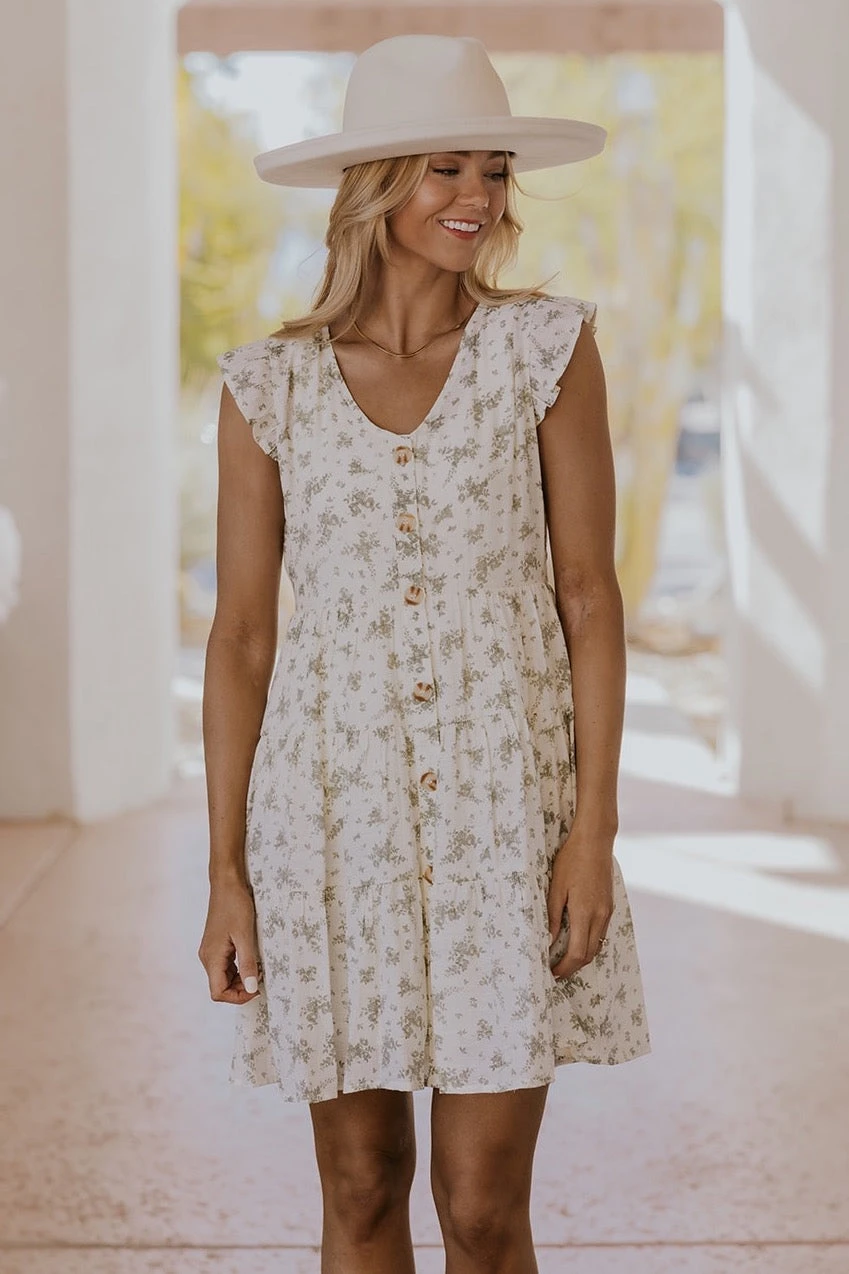 Bat Your Eyes Button Down Dress - Image 4