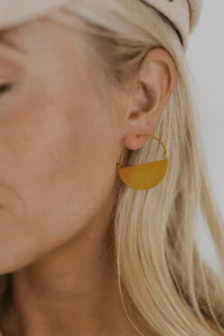 The Lunar Hoop Earring