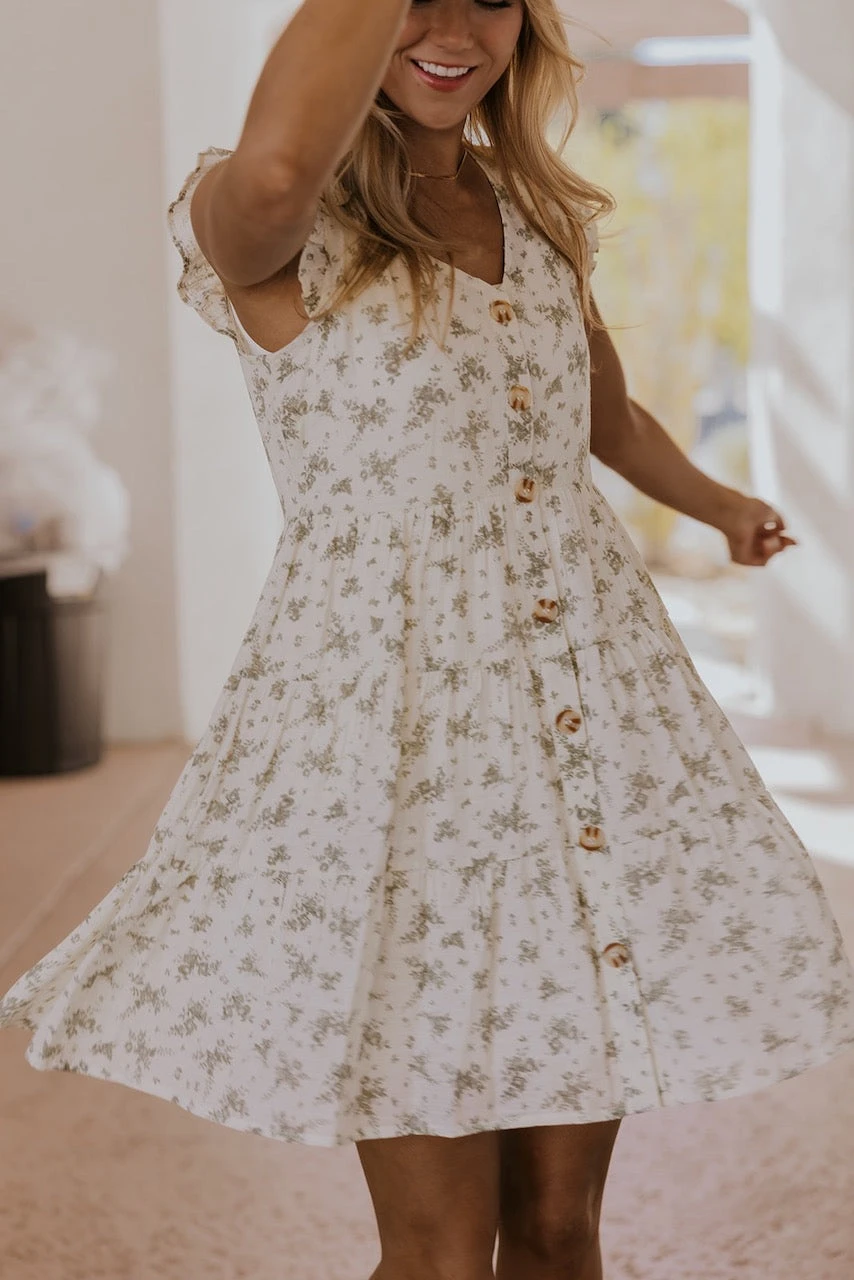 Bat Your Eyes Button Down Dress - Image 2