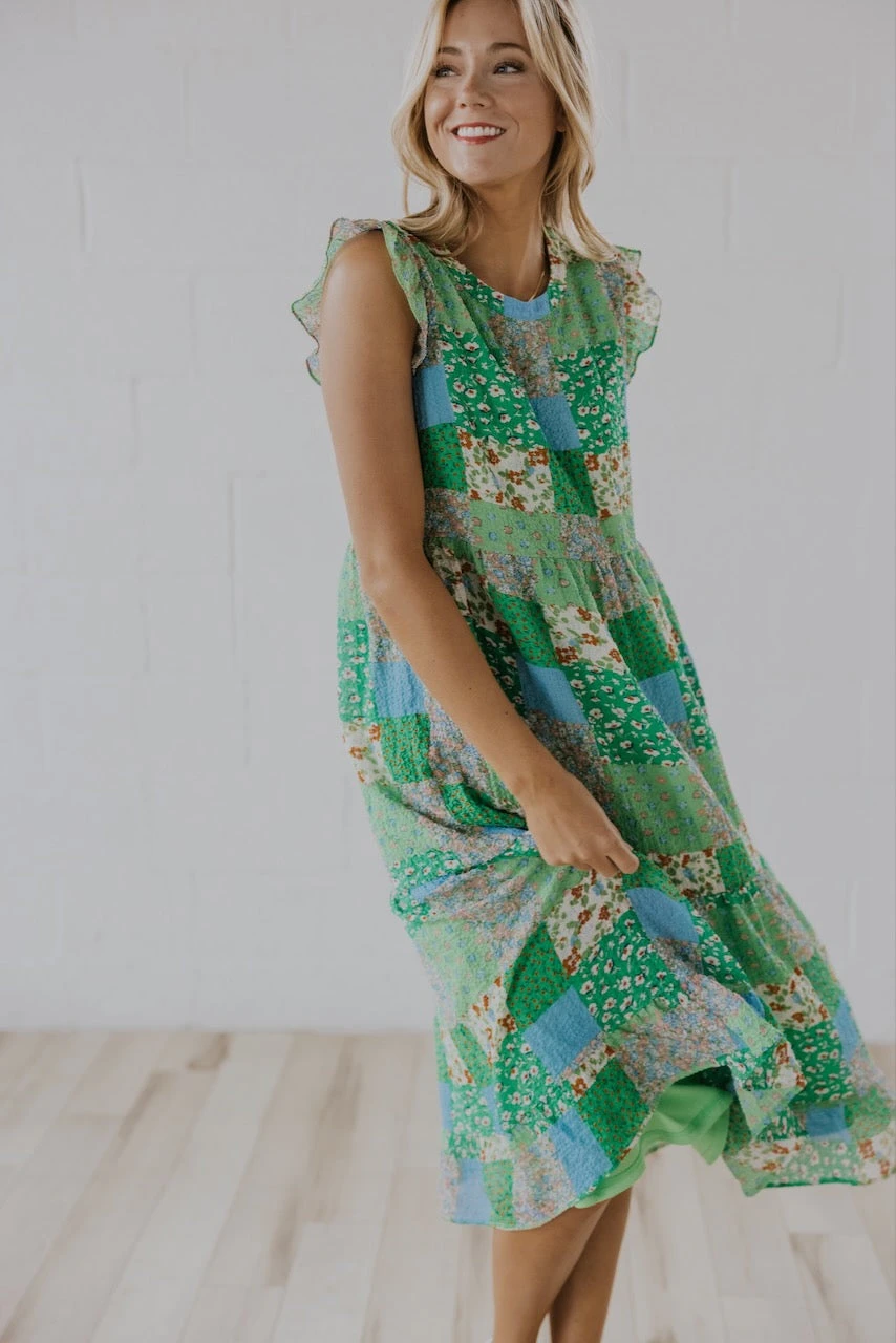Andarna Patchwork Midi - Image 7