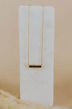 The Dark Side Bar Necklace