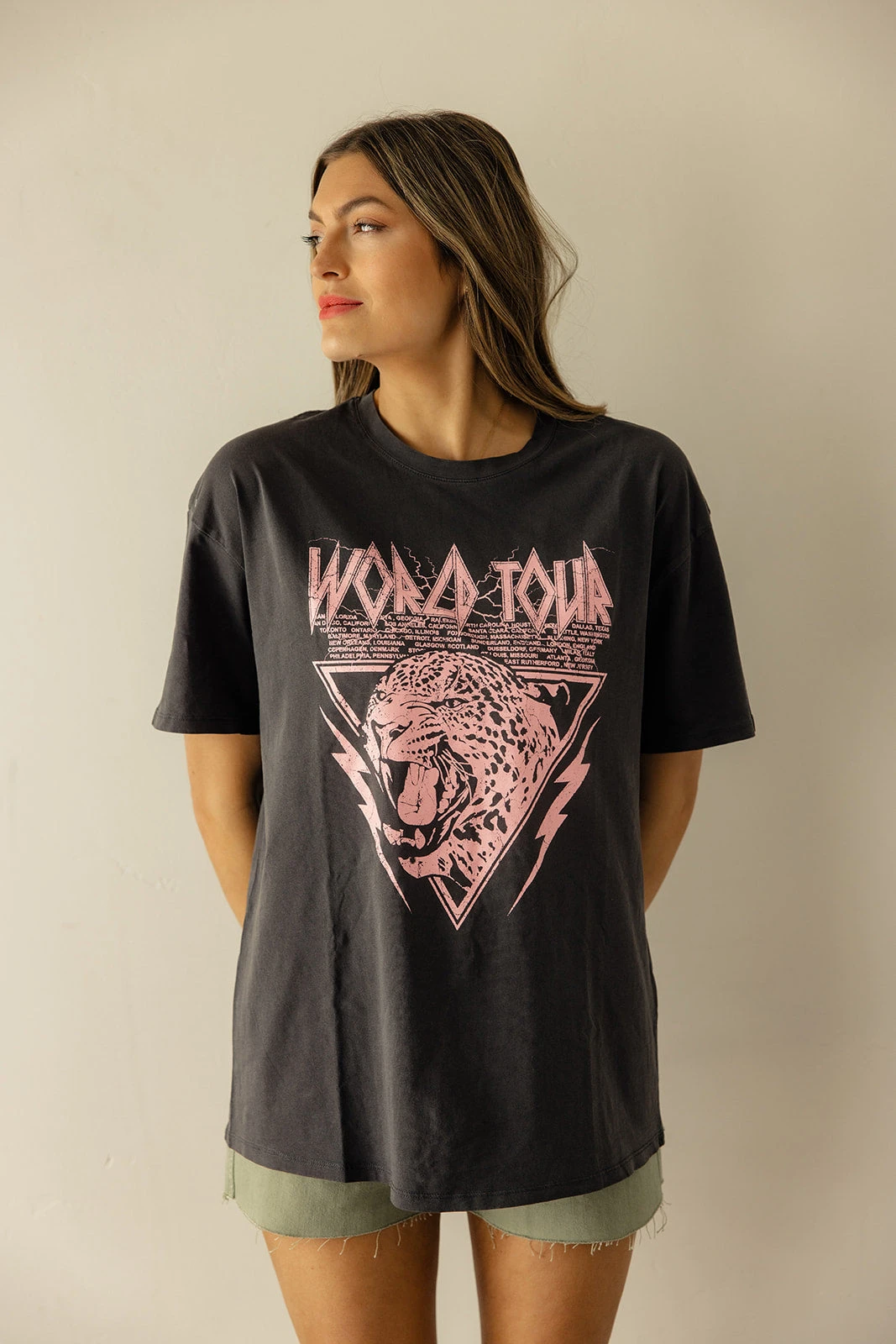 World Tour Leopard Graphic Tee - Image 3