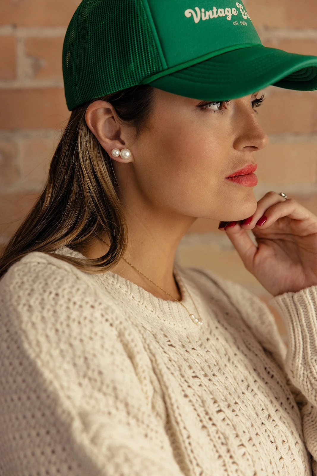 Marina Pearl Earrings - Image 2