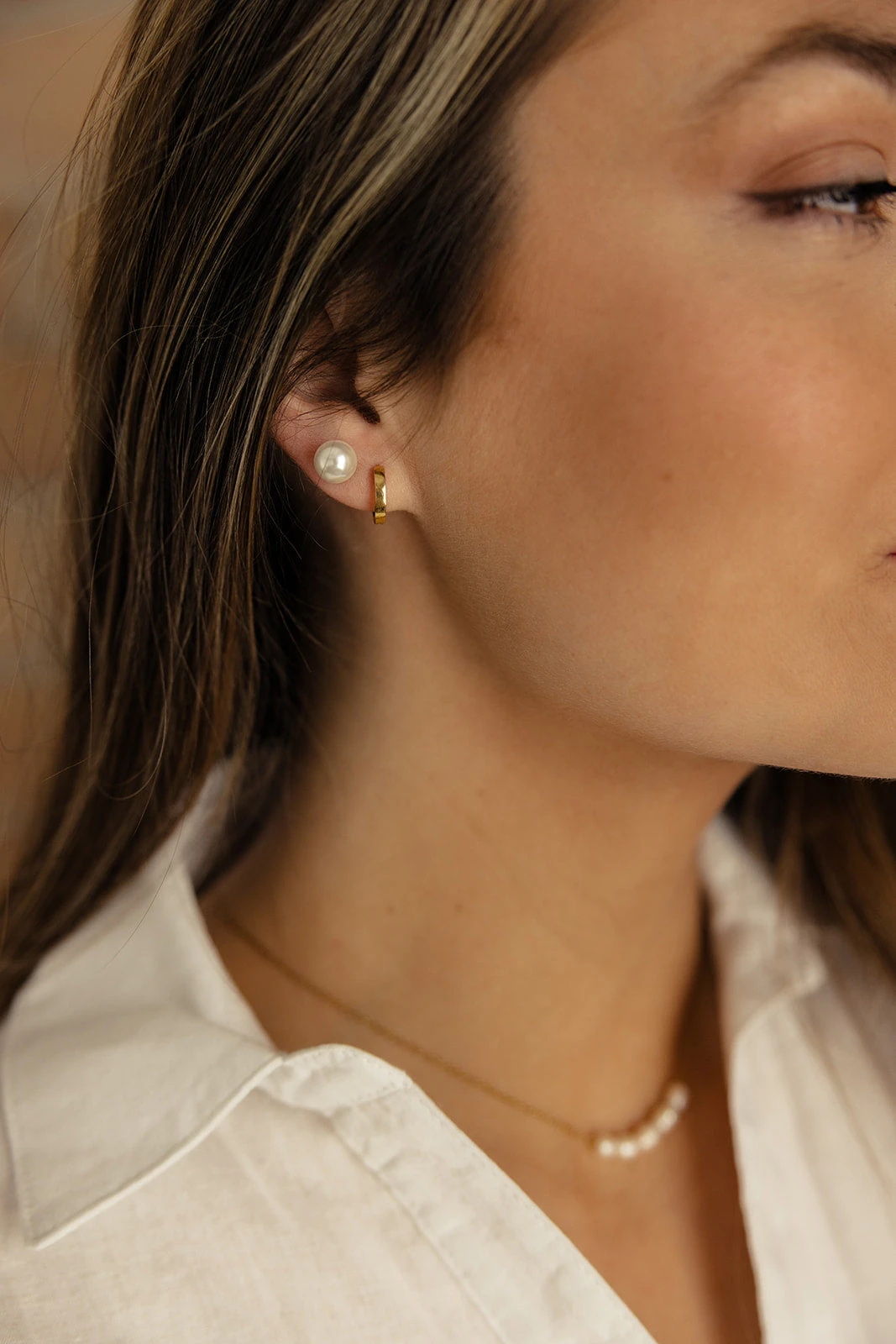 Marina Pearl Earrings - Image 4