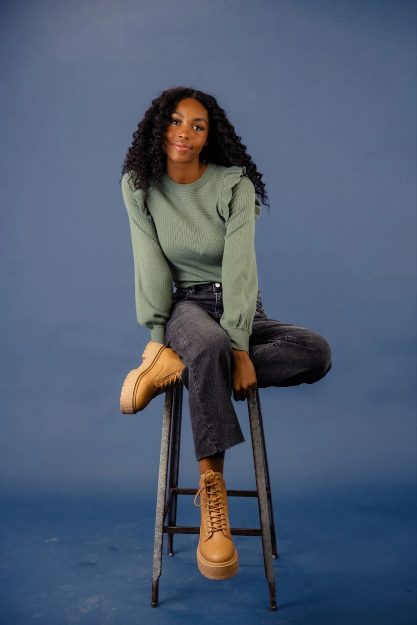 Meant To Be Ruffle Sweater - Image 11