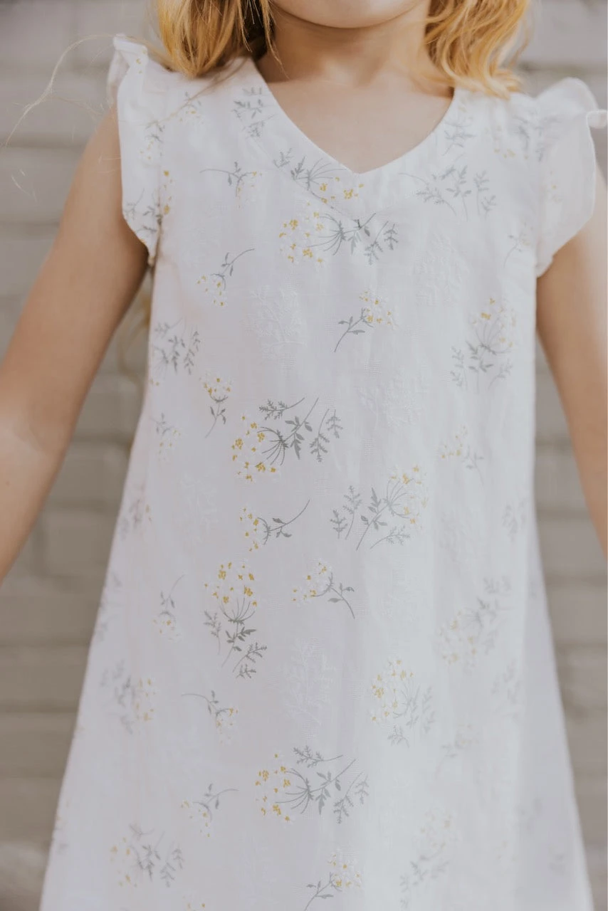 Mini Cerelia Ruffle Sleeve Dress - Image 8