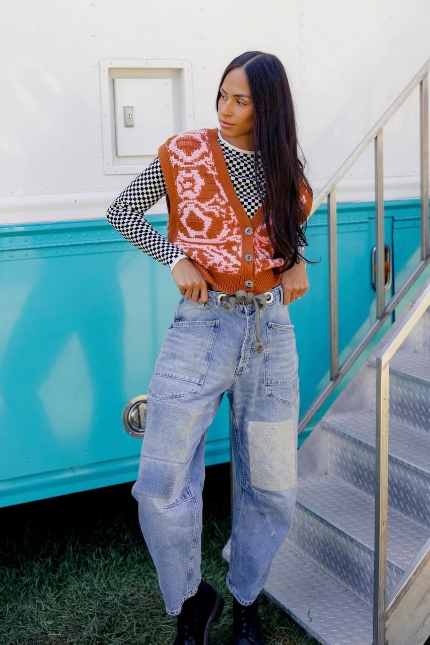 Free People Tapestry Vest - Image 3