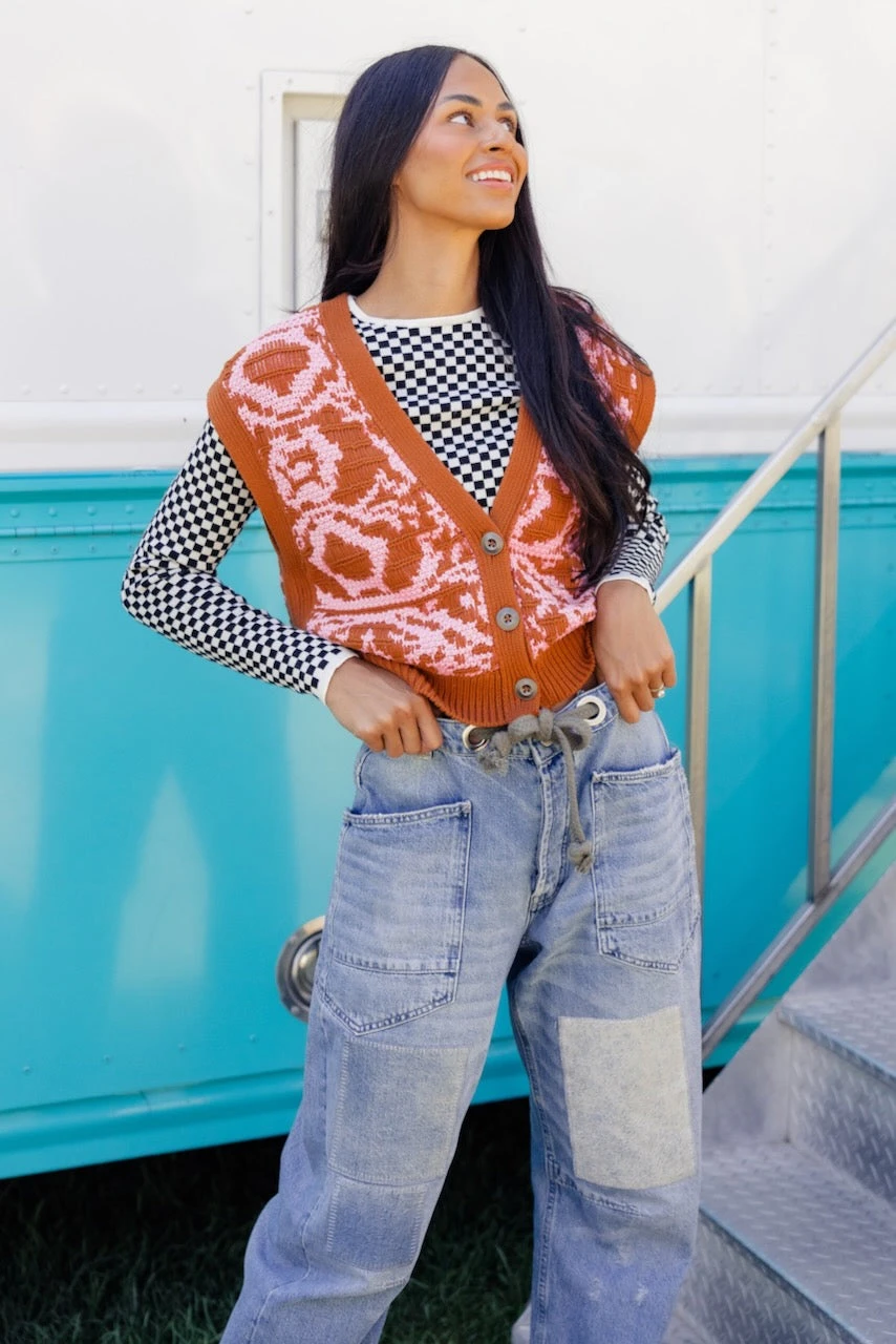 Free People Tapestry Vest - Image 6