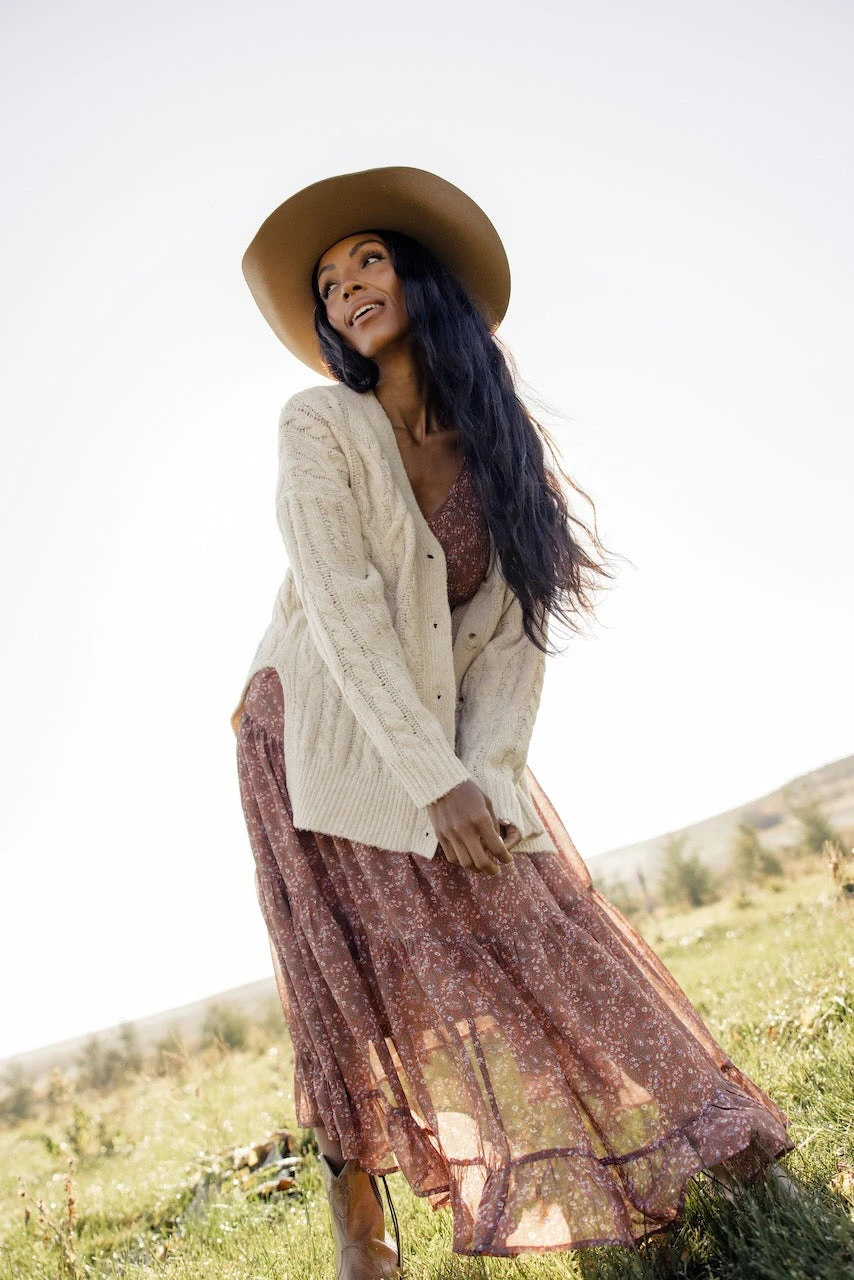 The Abbey Tiered Midi Dress - Image 7