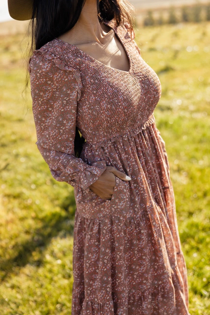 The Abbey Tiered Midi Dress - Image 5