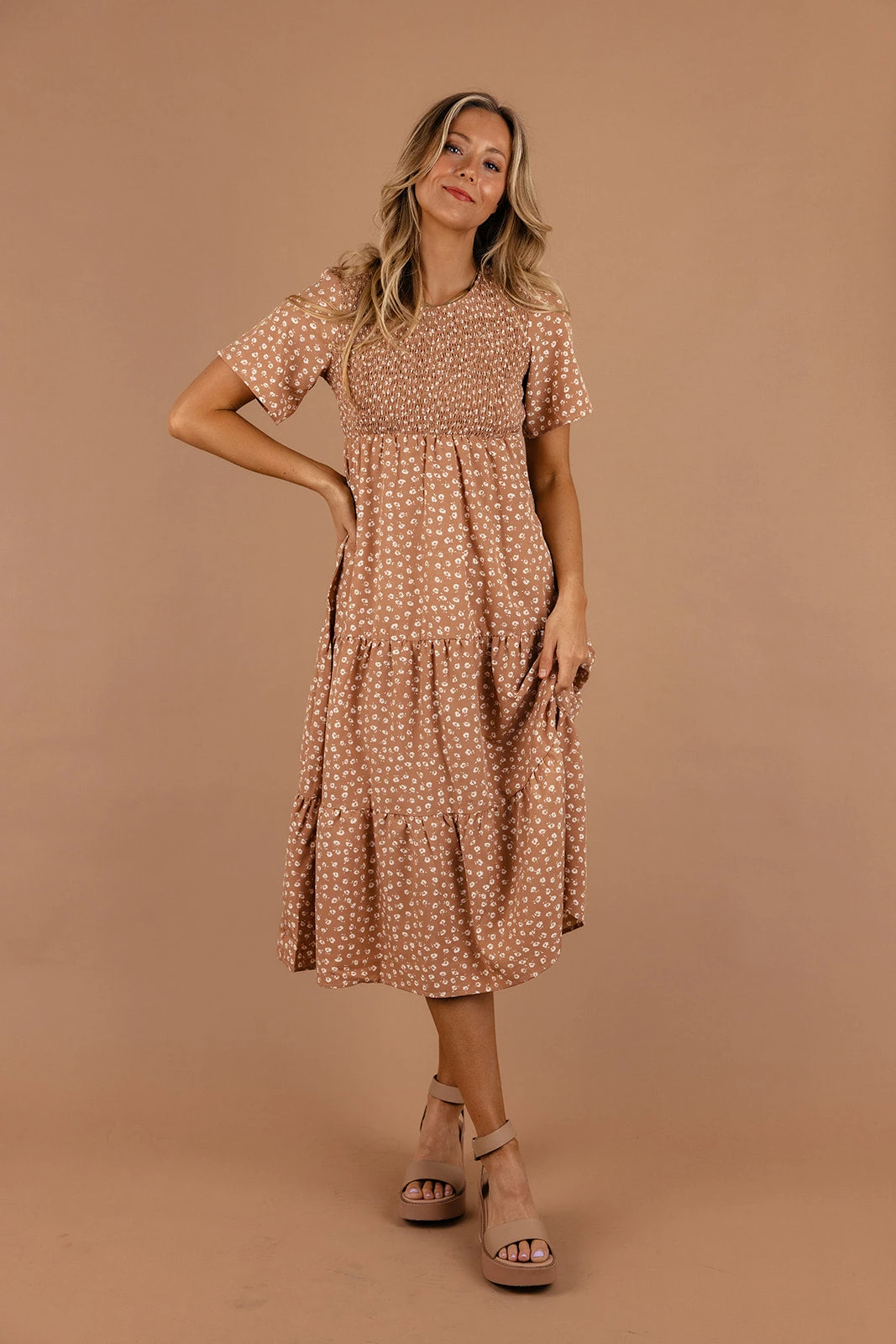 Too Sweet Smocked Dress - Image 6