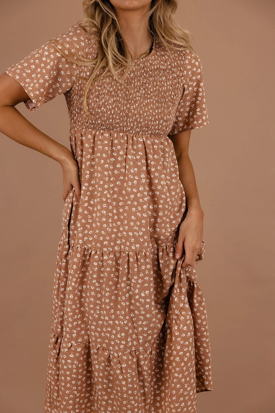 Too Sweet Smocked Dress - Image 7