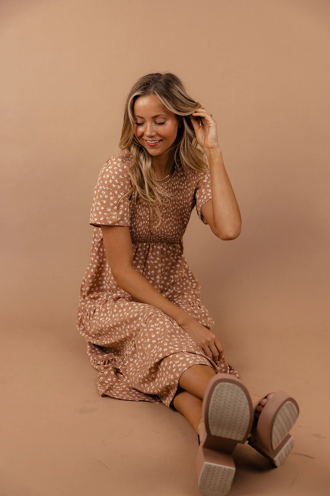 Too Sweet Smocked Dress - Image 8