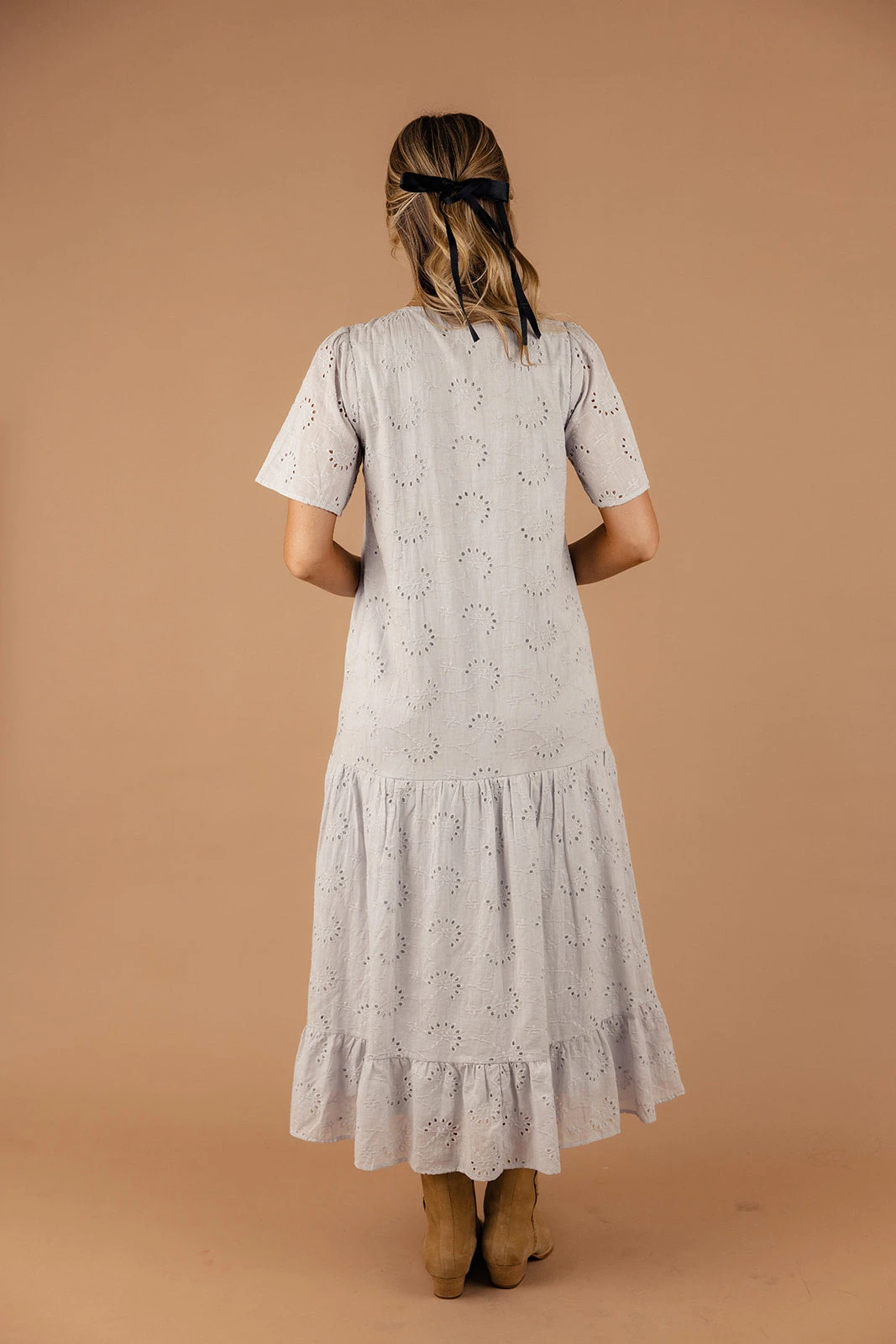 Tamora Tiered Eyelet Dress - Image 5
