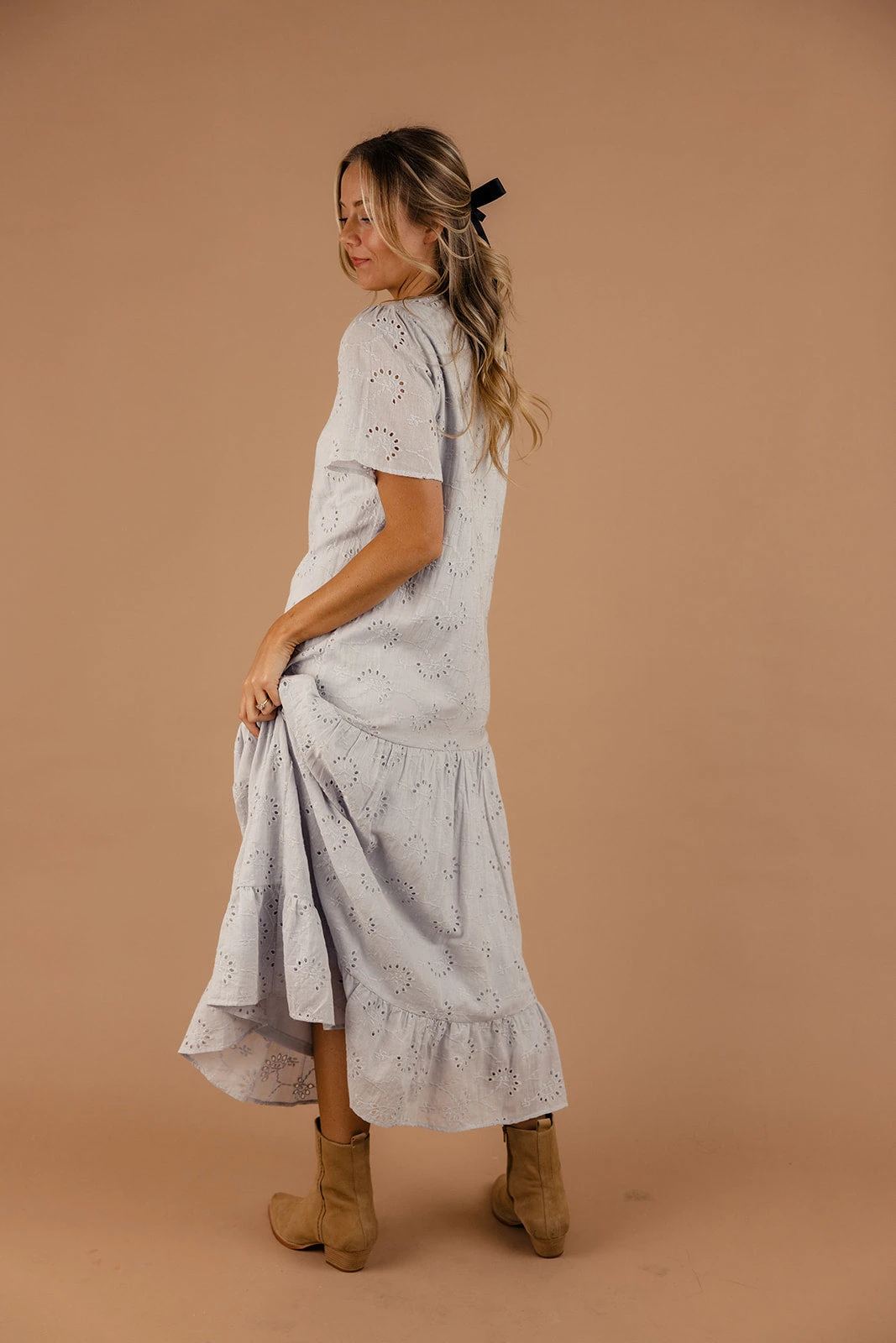 Tamora Tiered Eyelet Dress - Image 2