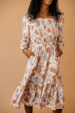 Helplessly Hoping Smocked Tiered Midi