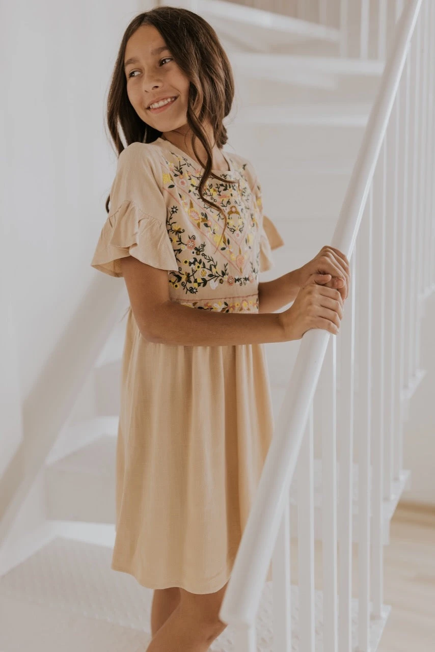 Mini DeMille Embroidery Dress - Image 15