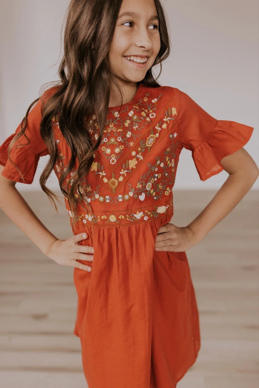 Mini DeMille Embroidery Dress - Image 13