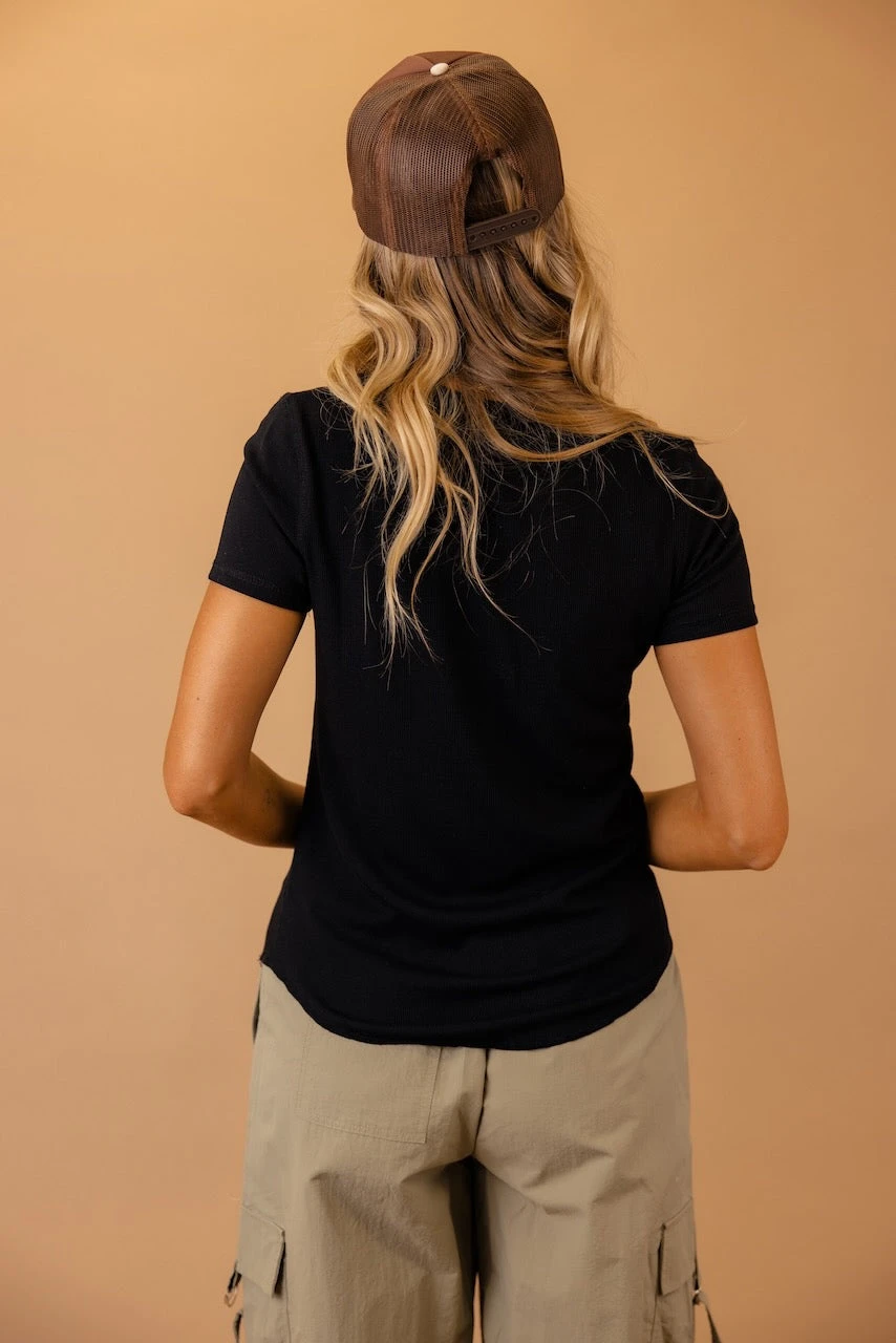 Sadie Solid Tee - Image 4