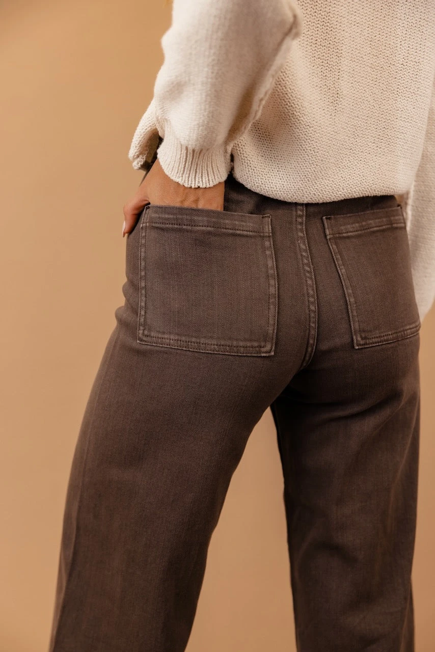 Somewhere Along The Way Wide Leg Jeans - Image 13