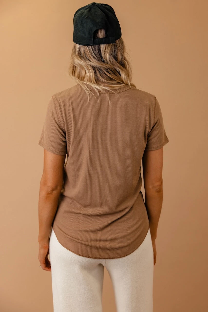 Sadie Solid Tee - Image 19