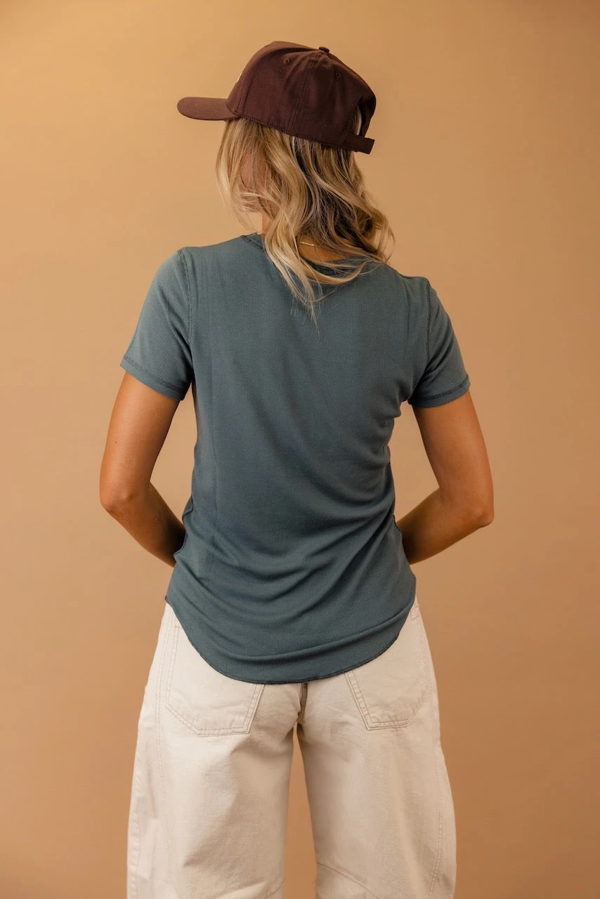 Sadie Solid Tee - Image 9