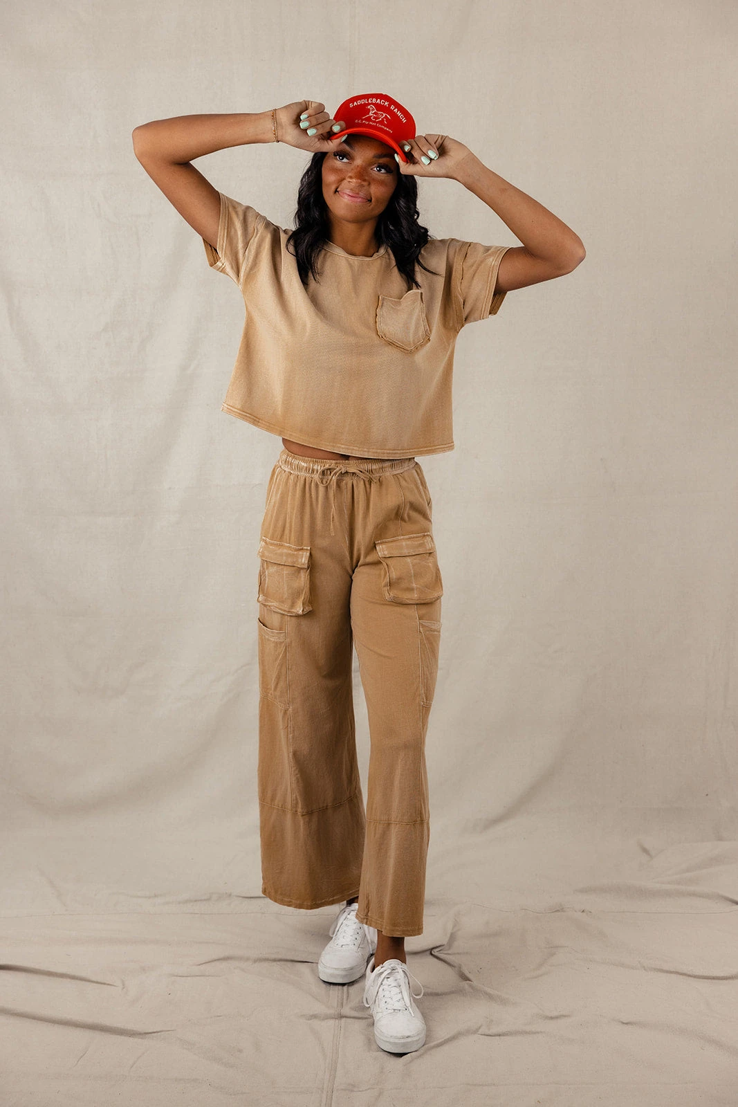 Kameron Wide Leg Cargo Pants - Image 2