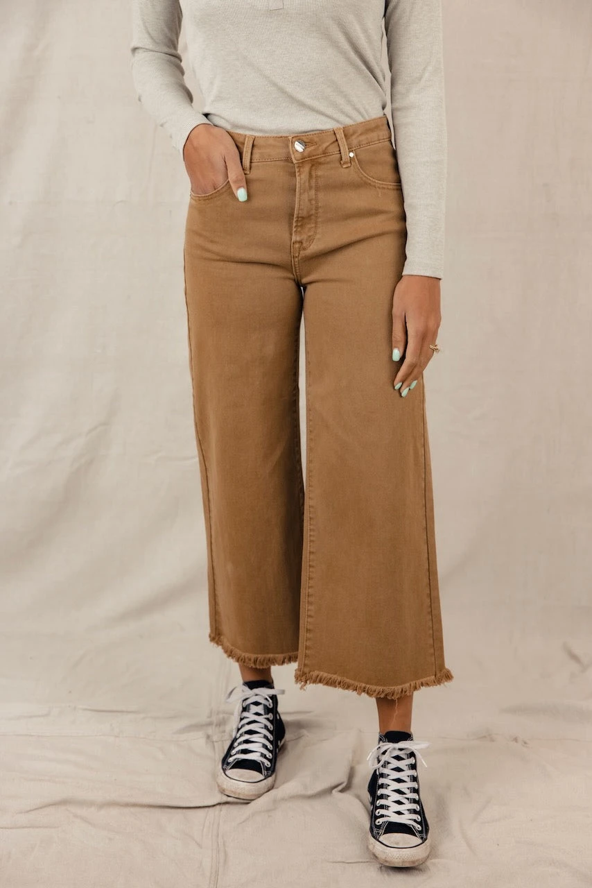 Laurie High Rise Raw Edge Pants - Image 7