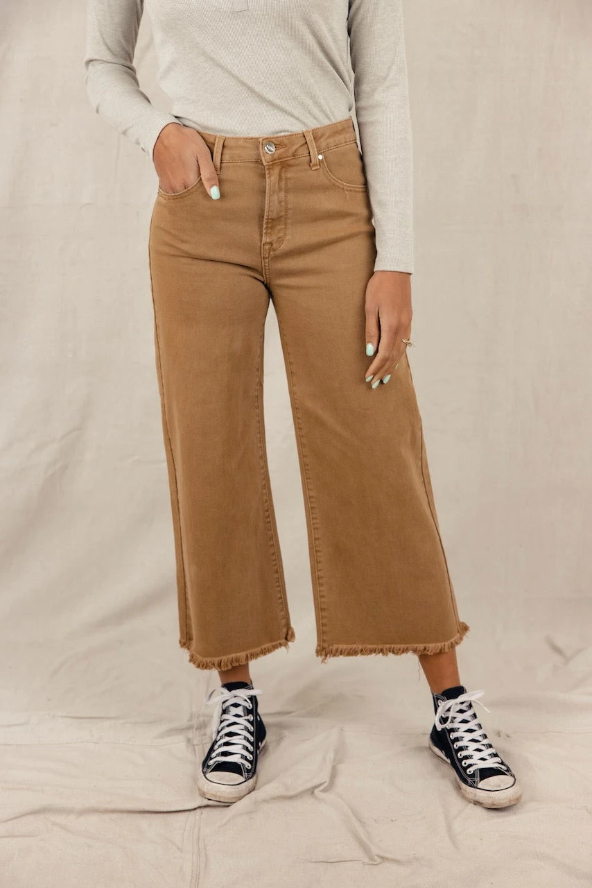 Laurie High Rise Raw Edge Pants - Image 2