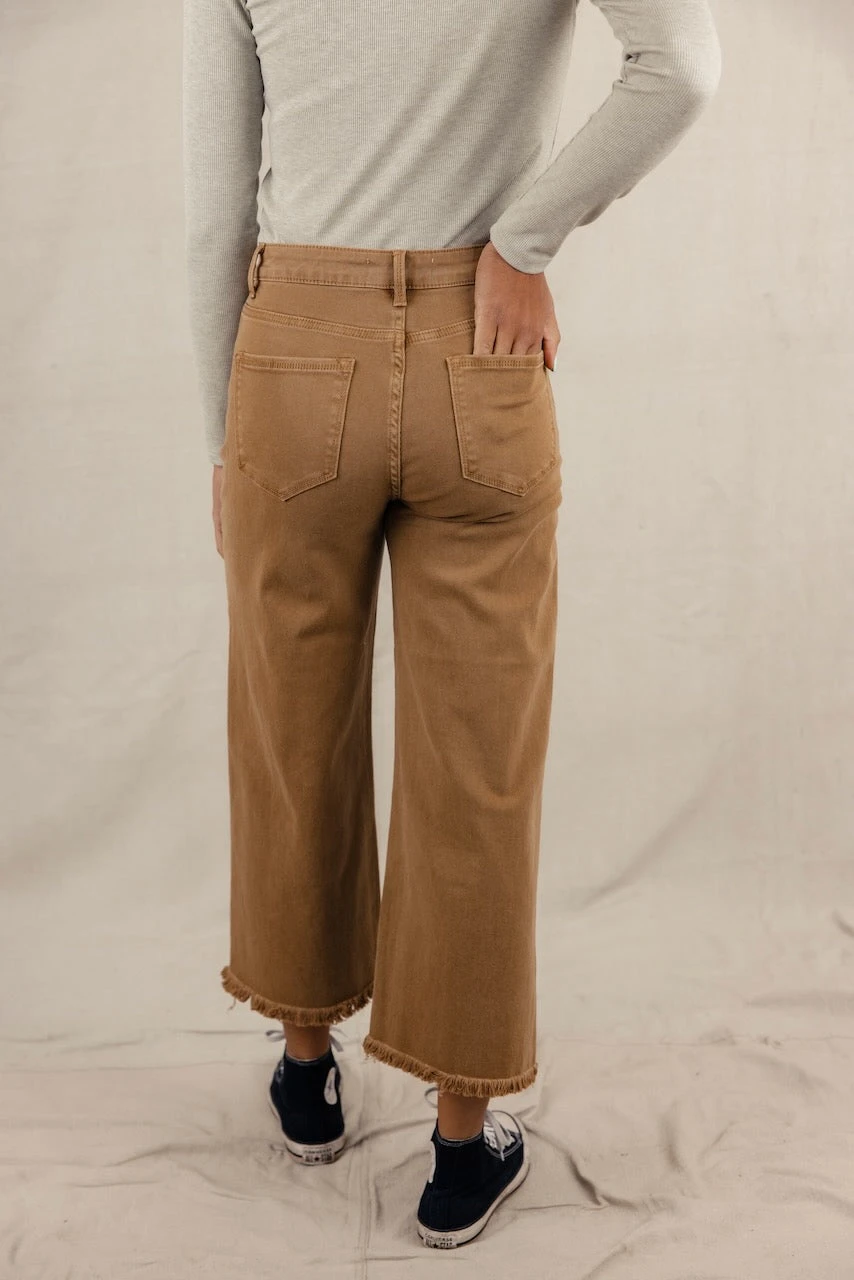 Laurie High Rise Raw Edge Pants - Image 3
